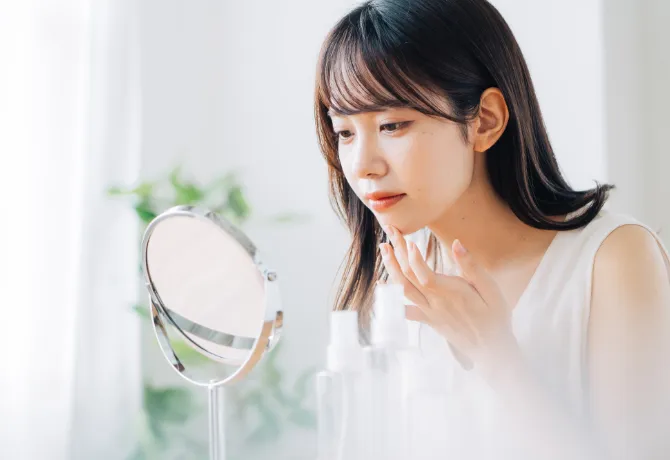 患部を必要以上に触らない